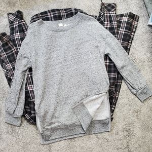 Grey Tunic Sweatshirt (gap)